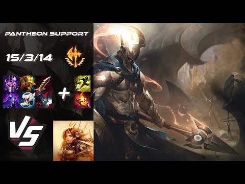 SUPPORT Pantheon vs Leona - EU Challenger Patch 25.S1.5