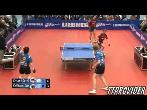 DTTL Play Offs 2010  Adrian Crisan Par Gerell   Seiya Kishikawa Trinko Keen