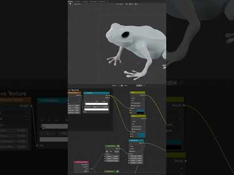 BREAKDOWN – CGI Dart Frog  🐸 – Blender 3.4 – 15 Seconds Version