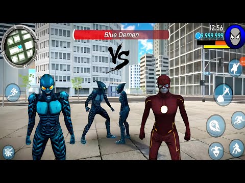 power spider 2 Game Spider Rope Crime City Part#100 - New Mission - Android Gameplay