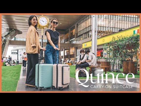 Quince 21 英寸前袋手提旅行箱評測 + 我們的行囊 (Quince Front Pocket Carry-On Suitcase 21" Review + What We Pack)