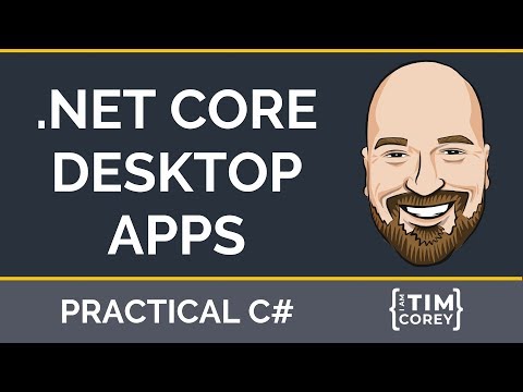 .NET Core 3.0 Desktop Apps - Creating and Publishing WPF and WinForm Apps in .NET Core