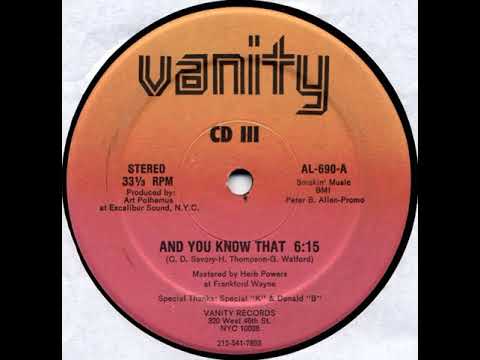 CD III - And you know that (Vocal)
