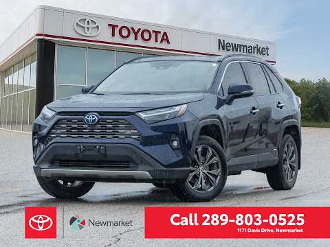 2022 Toyota RAV4 Hybrid Limited AWD in Blue for sale at Newmarket Toyota in Newmarket, ON