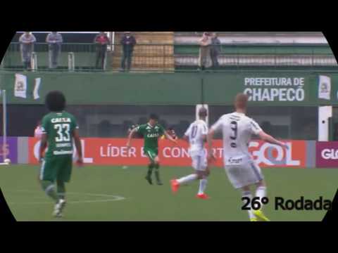 Chapecoense 2 x 1 Ponte Preta - 26° Rodada - Gol de Tiaguinho