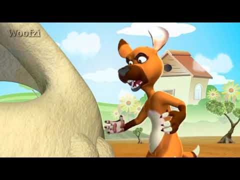 Wild dog cartoon film || 2 minutes film by woofzi