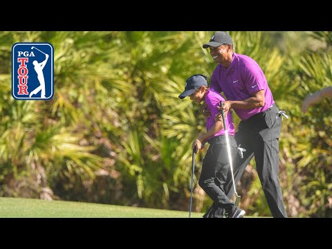 Tiger's Son, Charlie Woods, Left A Note In A Bunker For Justin Thomas