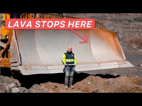 This Giant Bulldozer Saved An Icelandic Town From Lava