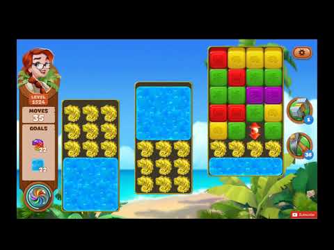 Lost Island Blast Adventure Level 1524 NO BOOSTERS - A S GAMING ✔