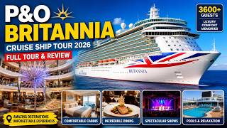 P&O Britannia Full Tour 2026 | Explore Britain's Luxury Cruise Ship