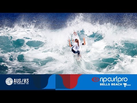Wright vs. Erickson vs. Van Dijk - Round Three, Heat 2 - Rip Curl Pro Bells Beach 2017 (W)