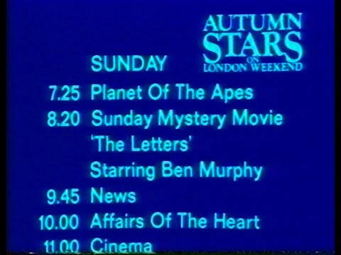 Sunday 20th October 1974 - ITV LWT - The Golden Shot - Adverts - Stork SB - Ribena - Soldier And Me