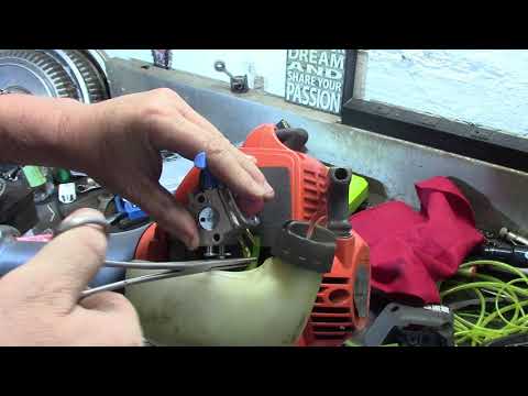 Husqvarna 128LD carb replacement and adjustment . Purchased from Lowes with no fuel filter.