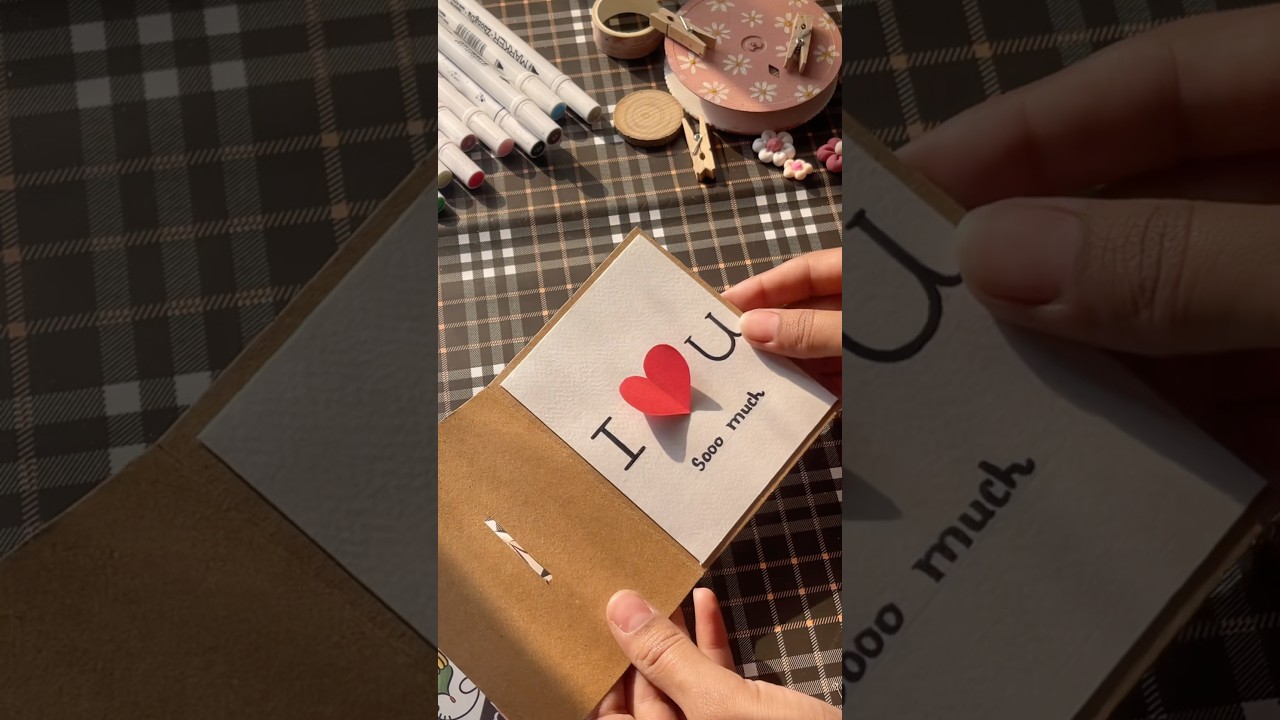 Diy Cute Gift Ideas💕#diy #handmade #diygiftcard #foryou #love