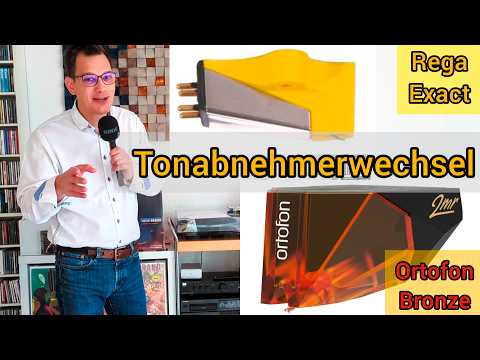 Tonabnehmerwechsel Rega Exact zu Ortofon 2MR Bronze am Rega P3 Schallplattenspieler
