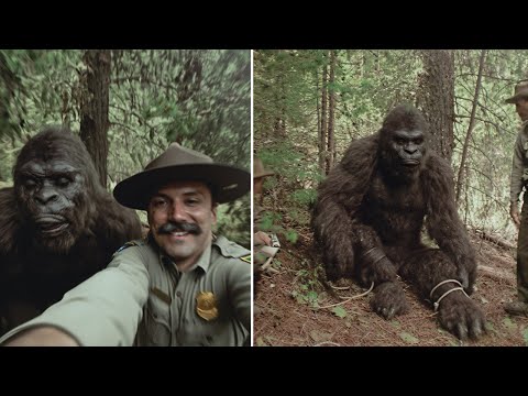 RANGER FINDEN GEFESSELTEN BIGFOOT IM WALD. Verrückte Begegnungsgeschichten mit BIGFOOT 2025.