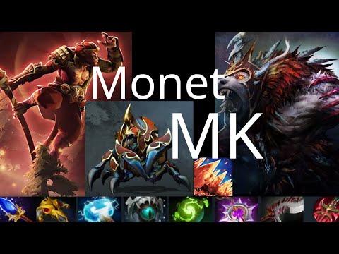 Monet Monkey King vs Ursa, Storm Spirit, Lycan PSG.LGD vs Aster g2 IWO Beijing dota2
