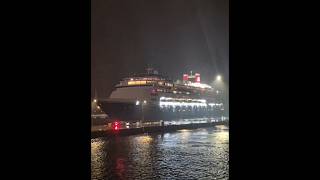 M/S Borealis leaving Tallinn at night #cruiseship #fredolsen #travel #portoftallinn #shipspotting