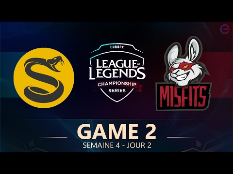 SPLYCE VS MISFITS GAME 2 - LCS EU 2017 - Week 4 - Day 2