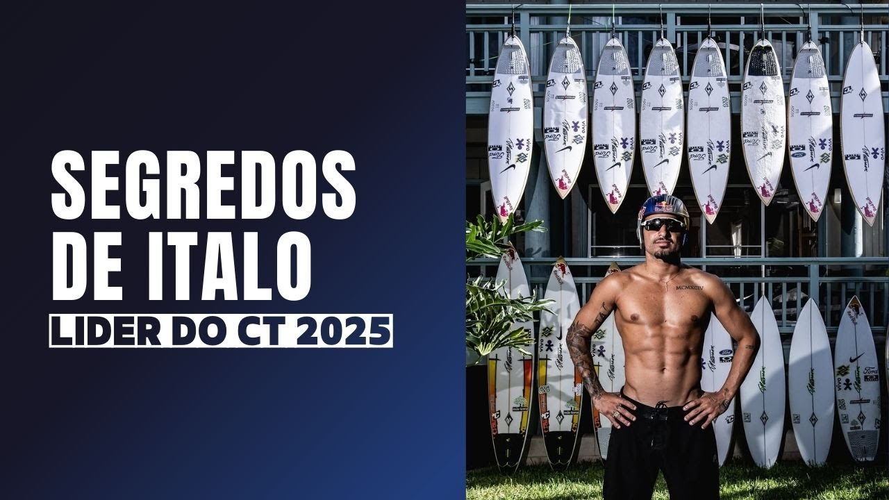 Segredos de Italo Ferreira, atual líder do circuito mundial da #WSL #ItaloFerreira #PranchaDeSurf