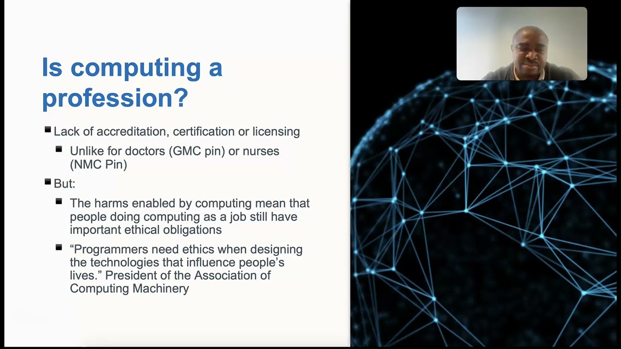 COMP3020 Lecture 4 - Professional Ethics in Computing