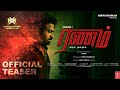 Ranam Aram Thavarel Official Teaser | Vaibhav, Nandita,Tanya, Saras  | Sherief | Arrol | Madhu