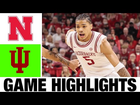 #10 Nebraska vs Indiana Highlights | Men's Basketball | College Basketball 2025