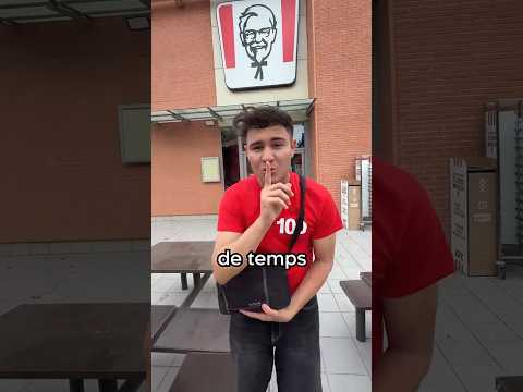 Travailler chez KFC Secrètement