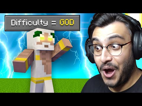 UNBELIEVABLE: I'm God in Minecraft?! | The RawKnee
