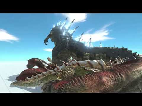 100 Hydra Vs Godzila 2022 Animal Revolt Battle Simulator Ep 5