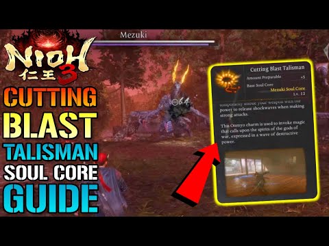 Nioh 3: "Mezuki" Boss Fight Guide! How To Get The "Cutting Blast" Talisman TODAY