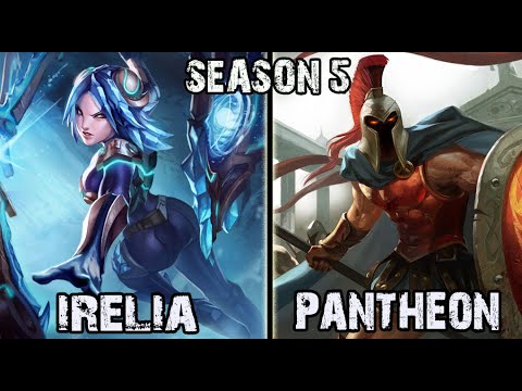 Best Irelia Korea vs Pantheon TOP Ranked Challenger