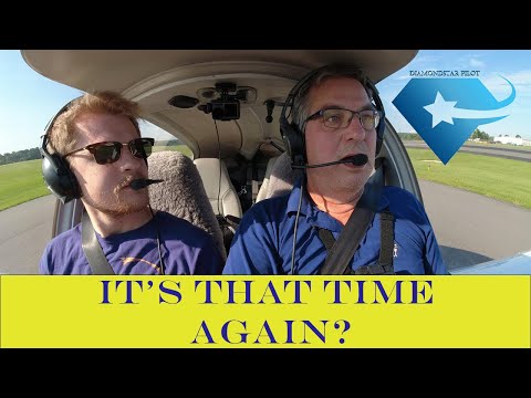 Let's See If The CFI Can Shoot An ILS Approach-Diamond DA40