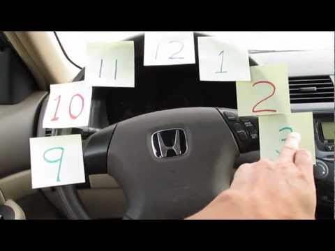 How To Hold Steering Wheel  Clock 9 & 3 Instead of 10 & 2
