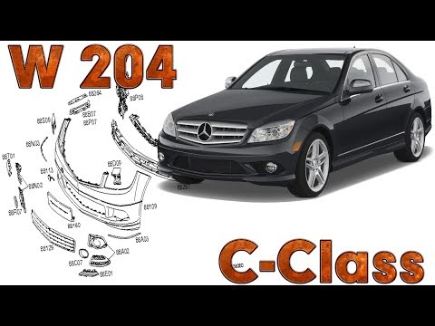 C-Class (W204) | Fault locations | Chassis, sheet metal parts, engine hood, front fender, bumper
