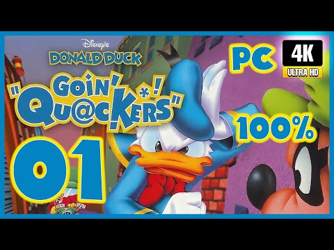 Donald Duck Goin' Quackers 100% Walkthrough | Duckie Mountain | Gameplay Playthrough [4K 60FPS] (PC)