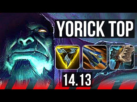 YORICK vs PANTHEON (TOP) | 6/1/1, 600+ games, Dominating | VN Master | 14.13