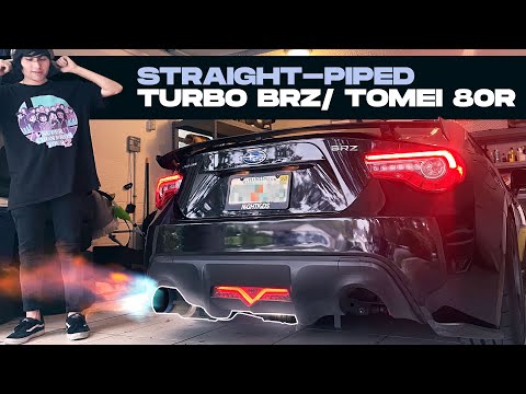 Installing the Best Sounding & Loudest Exhaust on the Turbo BRZ [Tomei 80R]