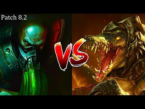 [Platinum elo] Urgot Vs Renekton Top lane ranked commentary gameplay (Patch 8.2)
