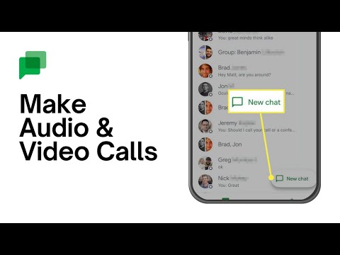 How to Make a Video or Audio Call in Google Chat 2024 (EASY)