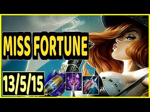 MISS FORTUNE VS ASHE - 13/5/15 KDA ADC GAMEPLAY