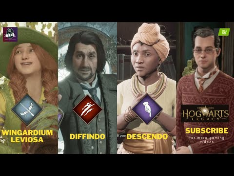 [NO COMMENTRY] Hogwarts Legacy - Professor Assignments Sharp, Garlic and Onai - Flying Lesson (inc)