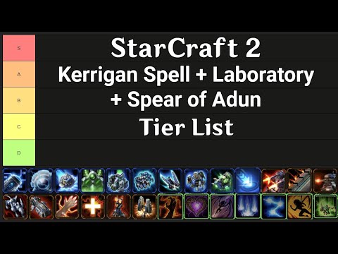 The "Official" Kerrigan Skill / Spear of Adun / Laboratory Research Tier List