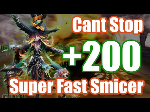 Can't Stop +200, Super Fast Smicer Debut🫢🫢🫢【Summoners War RTA】
