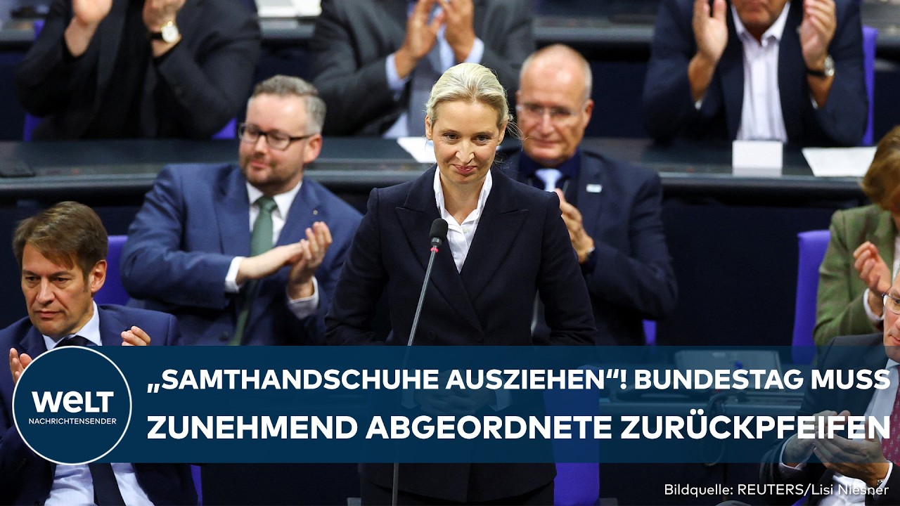 DEUTSCHLAND: Aggressive Stimmung im Bundestag! Besonders AfD-Abgeordnete vergreifen sich im Ton
