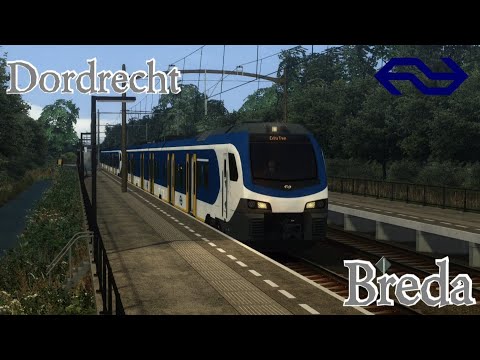 Dordrecht - Breda met de Flirt | Train Simulator 2023 4K