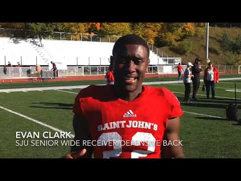 Post-Game Interviews w/SJU's Erdmann, Clark & Krueger - 2017 Augsburg