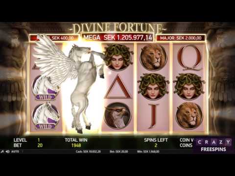 153x bet in Divine Fortune