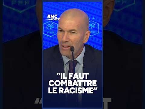 "Il faut combattre le racisme" clame Zidane