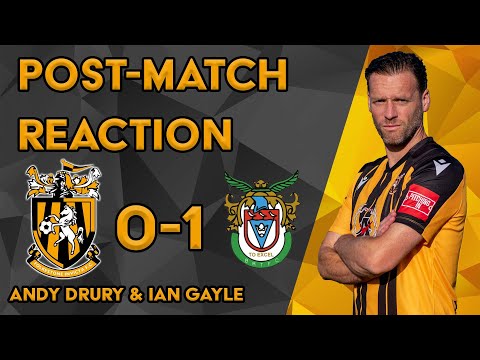 Reaction | Folkestone Invicta 0-1 Bognor Regis Town | Andy Drury & Ian Gayle